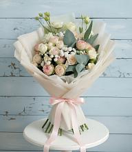Букет цветов из:  Розы и Лизиантусы в Барыше