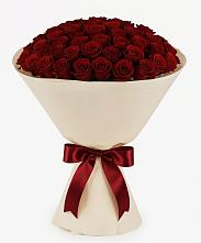 Букет 101 Бордовая роза Блэк Бакарра в Барыше