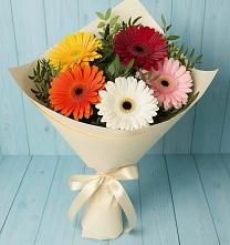 Букет цветов из:  Герберы в Барыше