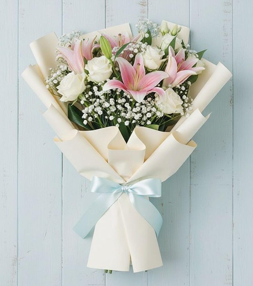 Букет цветов из: Лилии в Барыше