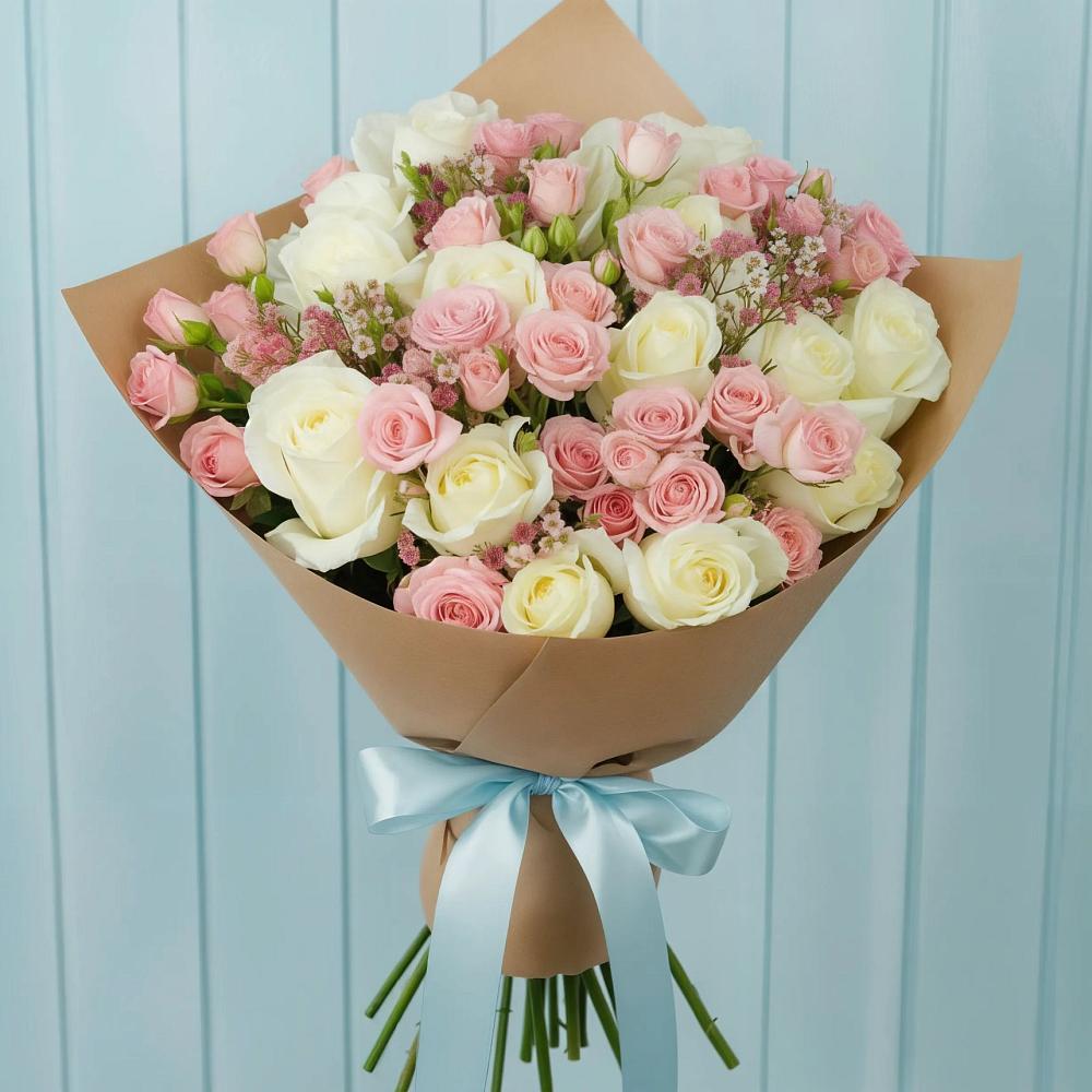 Букет цветов из: Розы в Барыше