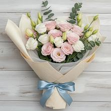 Букет цветов из:  Лизиантусы в Барыше