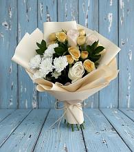 Букет цветов из:  Розы и Хризантемы #REPLACE_PRED# Барыше
