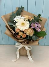 Букет цветов из:  Герберы и Хризантемы в Барыше