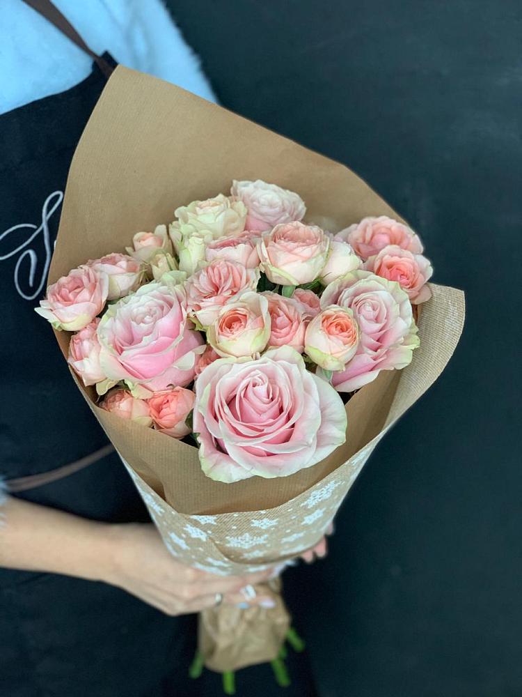 Букет цветов из: Хризантемы и Розы в Барыше