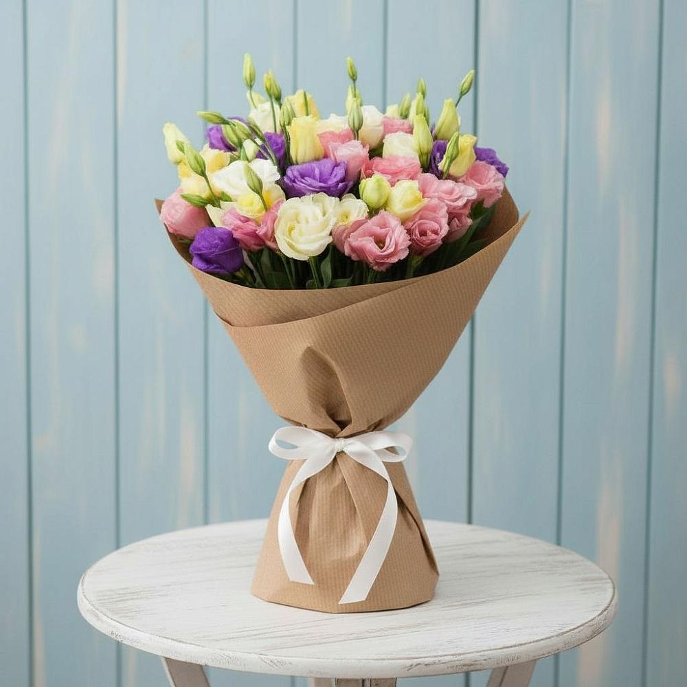 Букет цветов из: Лизиантусы в Барыше