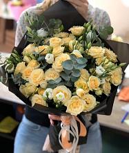 Букет цветов из:  Розы и Лизиантусы #REPLACE_PRED# Барыше